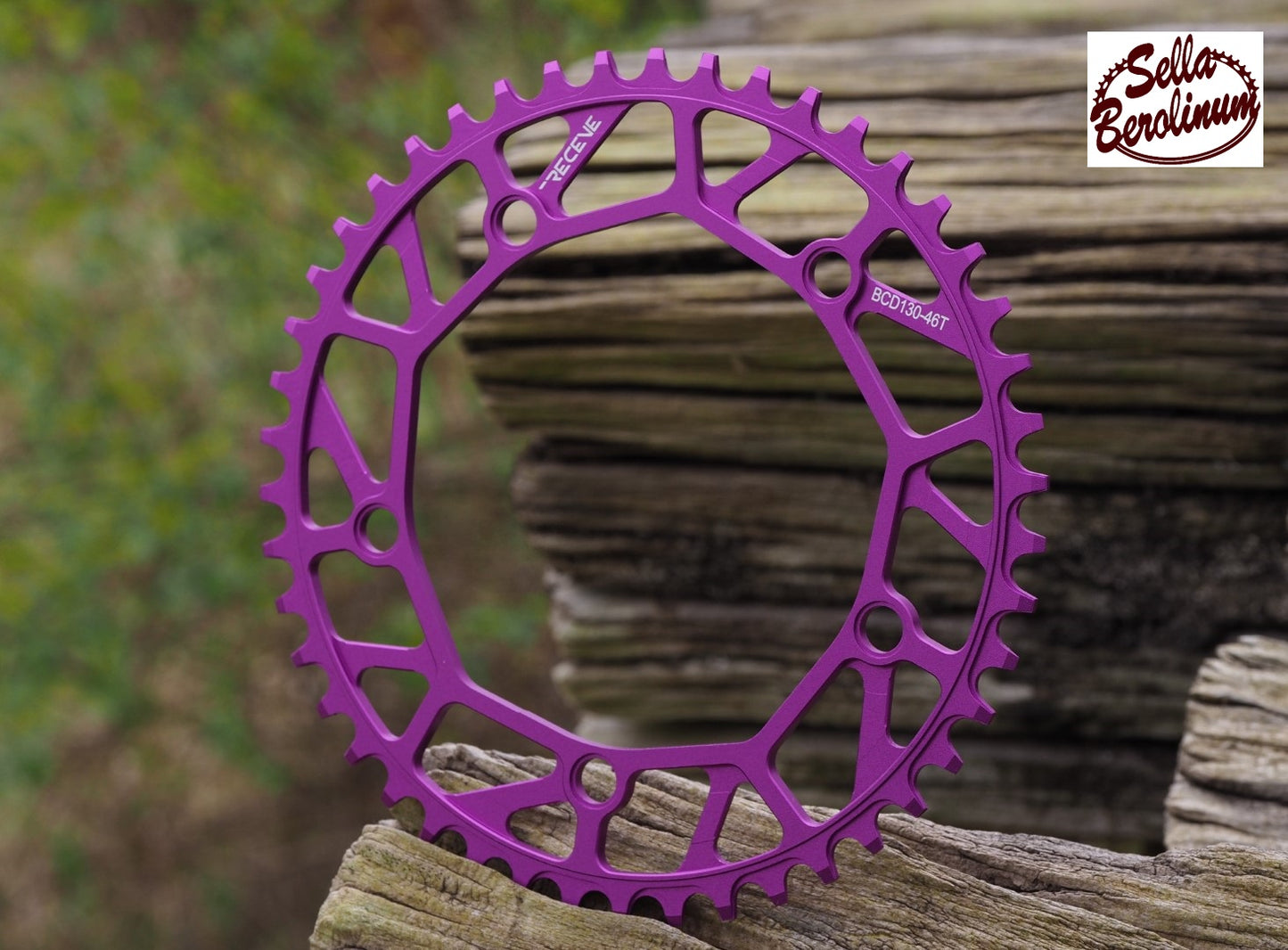 Sellax 46 oder 48 Z "Spider" CNC Kettenblatt LK: 130 mm, Lila