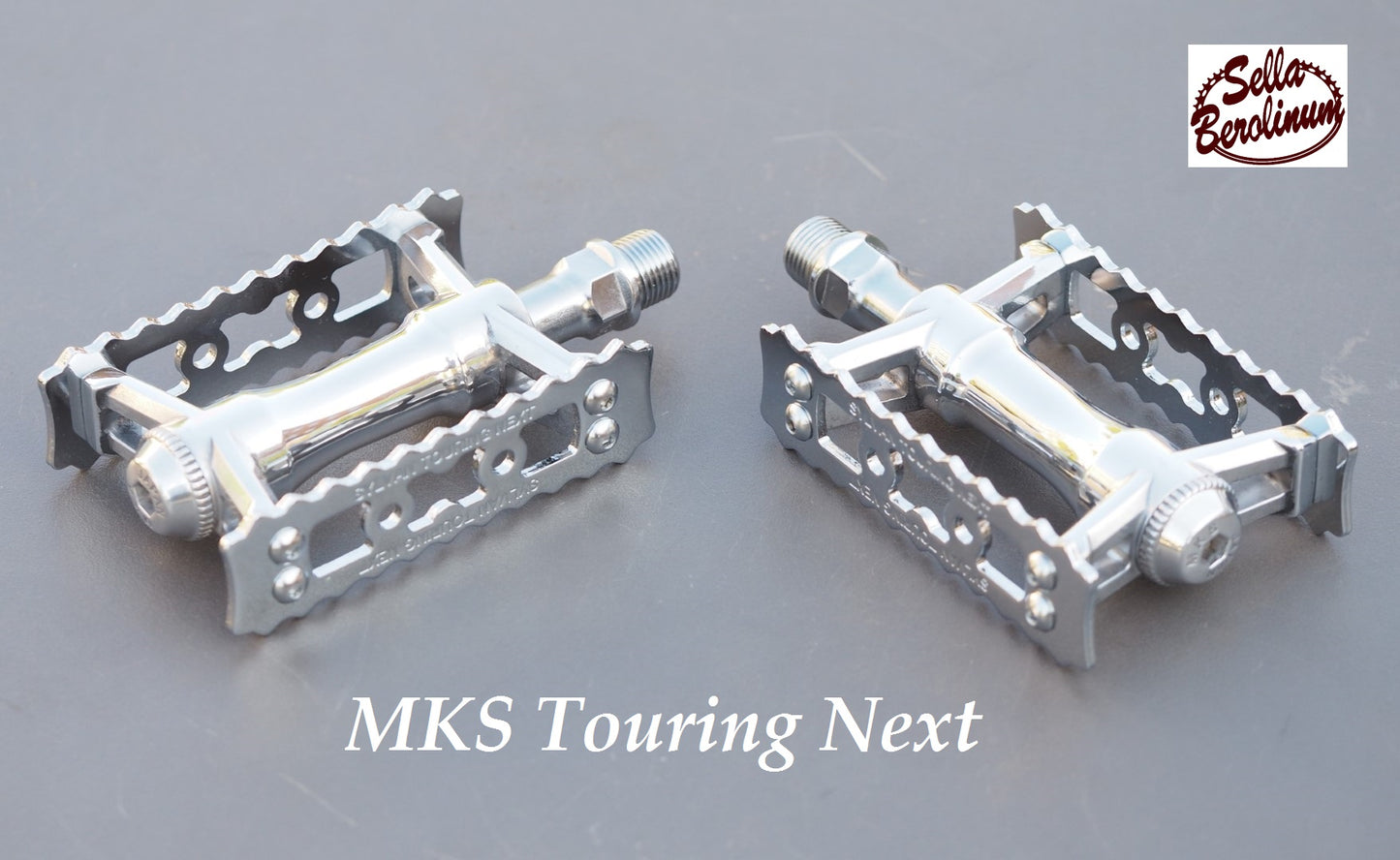 MKS Sylvan "Touring Next" Pedals Silver high-gloss