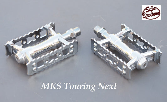 MKS Sylvan "Touring Next" Pedale Silber hochglanz