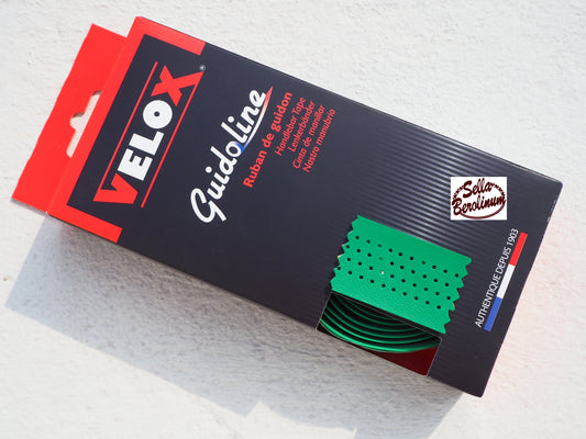 Velox Soft Grip Perforated Handlebar Tape - Green
